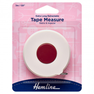 Hemline Retractable Tape Measure (Extra Long)