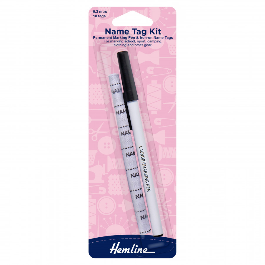 Name Tag Kit with 18 Tags