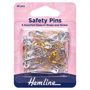 Hemline Assorted Safety Pins - Value Pack