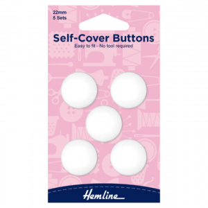Hemline Nylon Self-Cover Buttons - 22mm