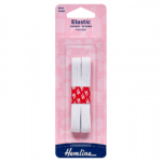 Hemline General Purpose Elastic - White - 9mm x 2m