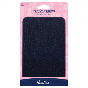Cotton Twill Patches - Denim (10cm x 15cm)