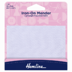 Polycotton Patch - White (24cm x 9cm)