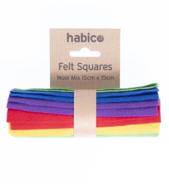 Habico Felt Squares Wool Mix