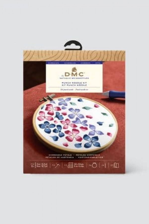 Punch Needle Kit - Hydrangea Petals