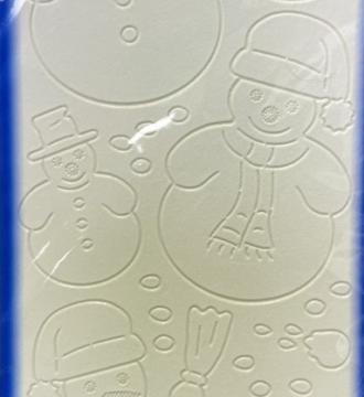 Starform White Snowmen Stickers