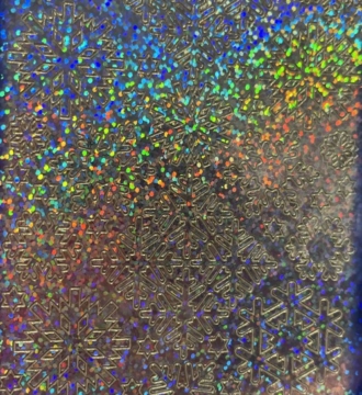 Starform Holographic Snowflakes Silver/Gold