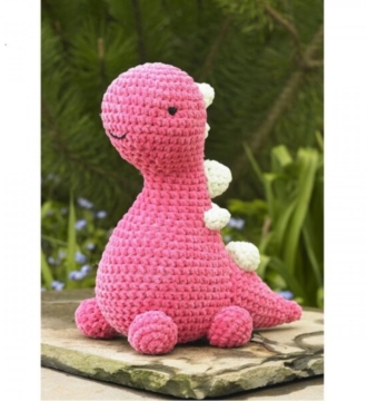 James C Brett Crochet Pattern JB934 Barney Brettosaurus