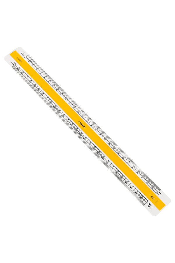 Jakar Plastic Scale Ruler 300mm