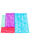Jakar Lettering Stencils Set of 4