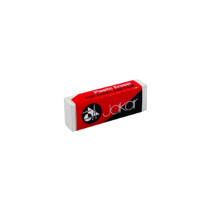 Jakar White Plastic Eraser (with sleeve)