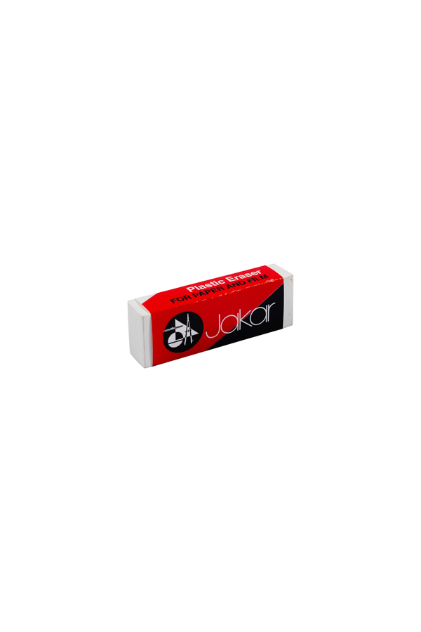 Jakar White Plastic Eraser (with sleeve)