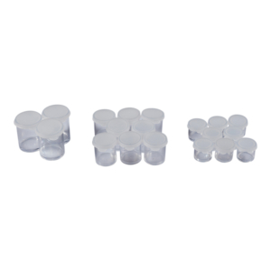 Jakar Plastic Storage Cups with Lids (Set of 19)