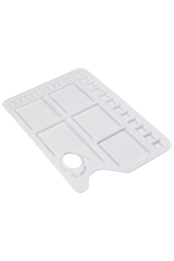 Large Oblong Painting Palette with Thumb Hole