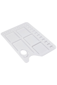 Large Oblong Painting Palette with Thumb Hole