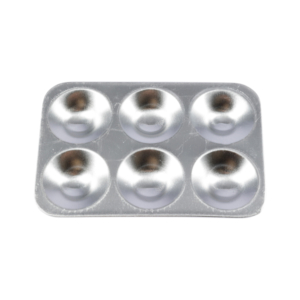 Rectangular Aluminium Painting Palette - 6 Well