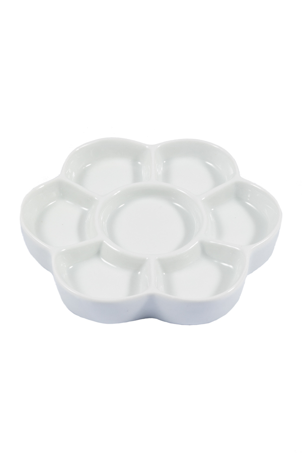 Porcelain Flower Shaped Painting Palette