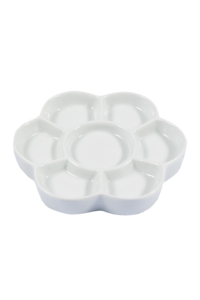Porcelain Flower Shaped Painting Palette