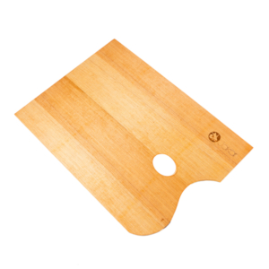 Rectangular Wooden Painting Palette - Medium