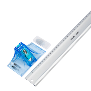 Jakar Mount Cutter Set with Aluminium Ruler (45° and 90°)