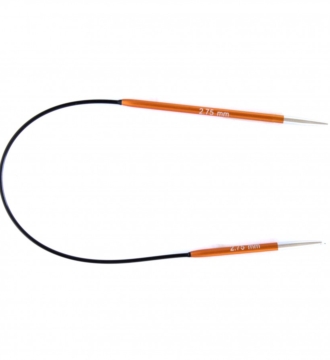 Knit Pro Zing Fixed Circular Knitting Needles 25cm