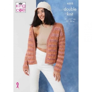 King Cole Knitting Pattern 6353