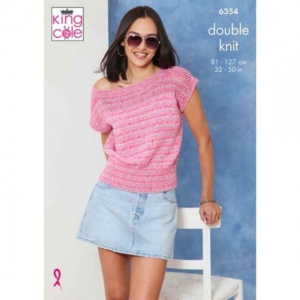 King Cole Knitting Pattern 6354
