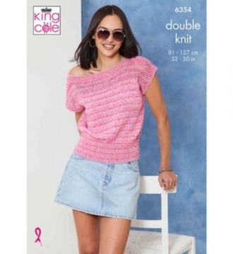 King Cole Knitting Pattern 6354