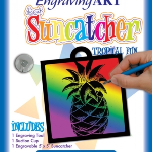 Engraving Art Suncatcher, Tropical Fun