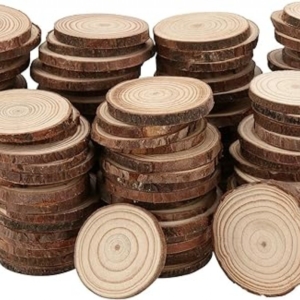 Wooden Circle Log Slices 2" (EACH)