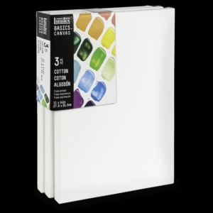 Liquitex Basic Canvas Pack of 3