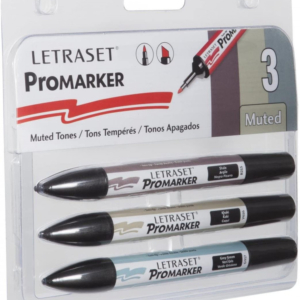 Letraset ProMarker Set of 3 Muted Tones