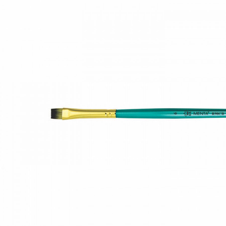 Menta Synthetic Blend Chisel Blender Brush