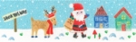 North Pole Christmas Ribbon 25mm (W) Per Metre