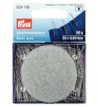 Prym straight steel pins