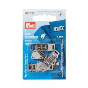 Prym hook and bar fasteners