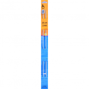 Pony Classic Single Pointed Knitting Pins Pair 25cm