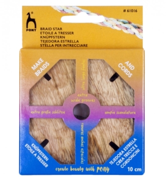 Pony Braid Star Wooden