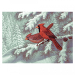 Adult Paint By Numbers Cardinals