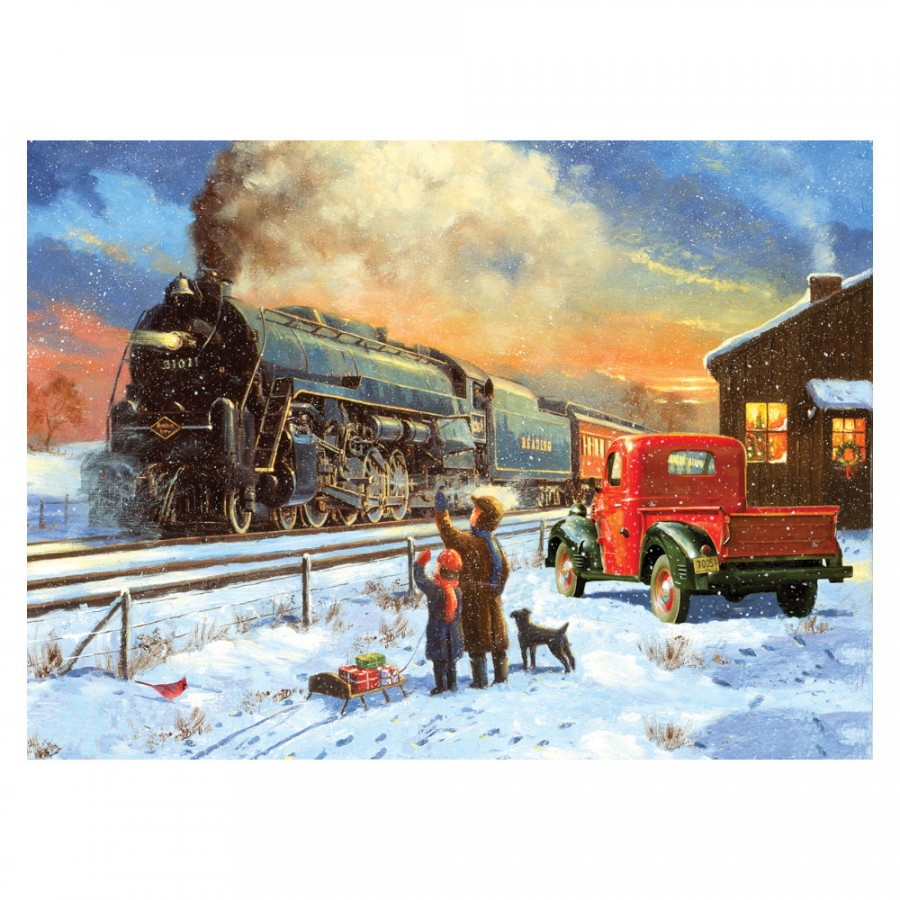 Adult Paint By Numbers Home for Christmas