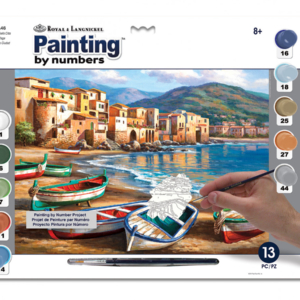 Adult Paint By Numbers Spiaggia Della Citta