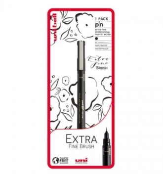 Uni-ball Uni-pin Extra Fine Brush Pen Black