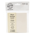 Place Setting Cards - Cream