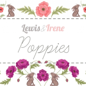 Lewis & Irene Fabric - Poppies Collection