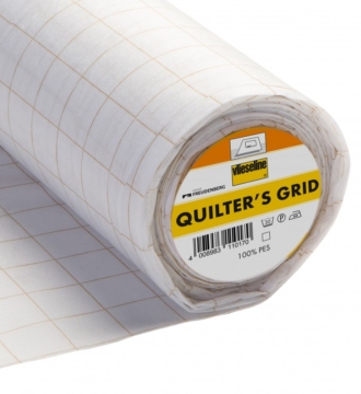 Vilene Quilters Grid Iron On Interlining 90cm