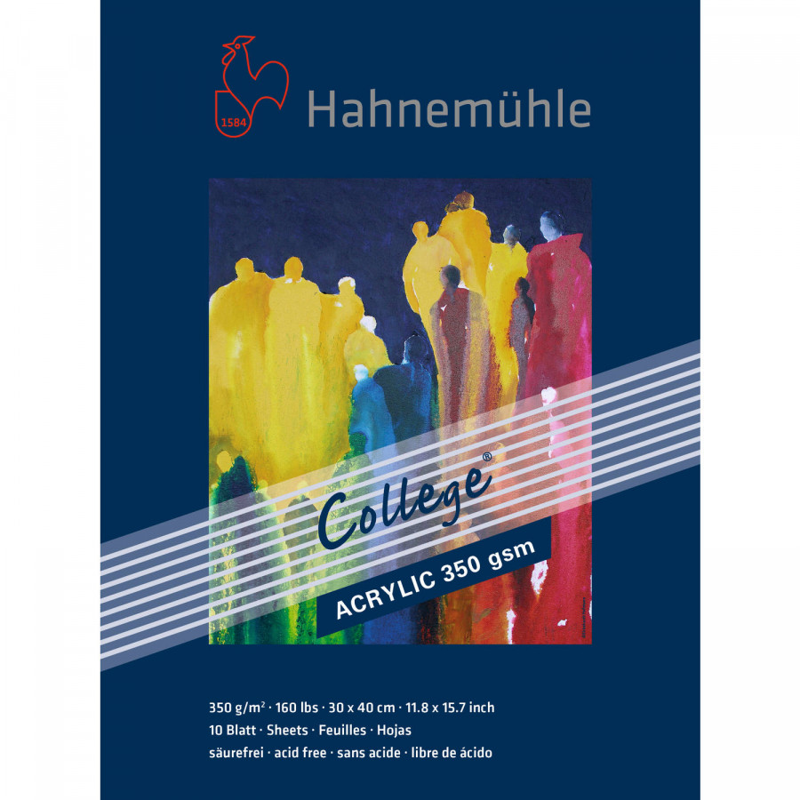 Hahnemühle College Acrylic Painting Block 350gsm
