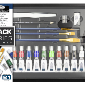 Royal & Langnickel Black Series Clear Palette Art Set - Acrylic 12ml