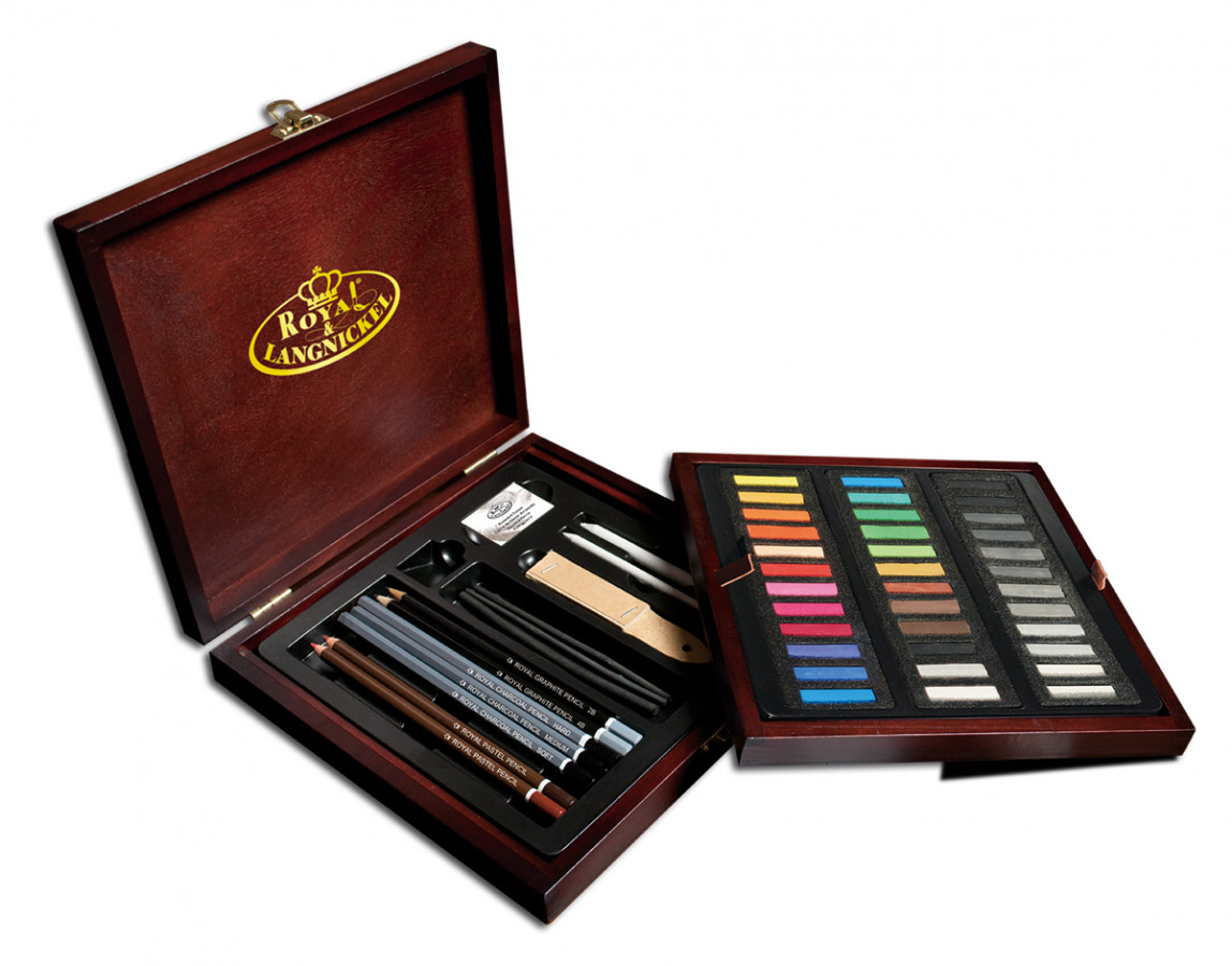 Royal & Langnickel 56 Piece Pastel Pencil Set