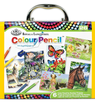Royal & Langnickel Colour Pencil by Numbers Set