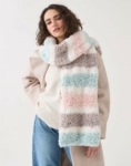 Sirdar Sweet Stripes Scarf Knitting Pattern